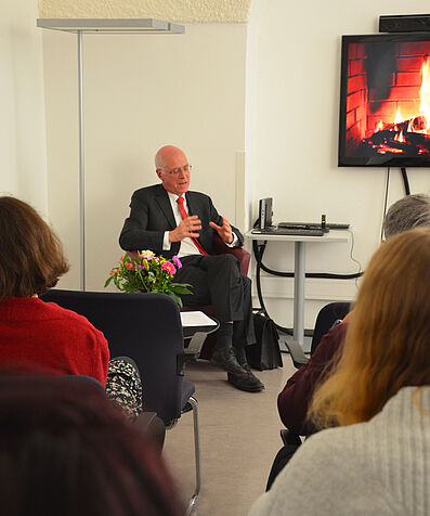 Prof Helmut Tichy at Human Rights Fireside Chat